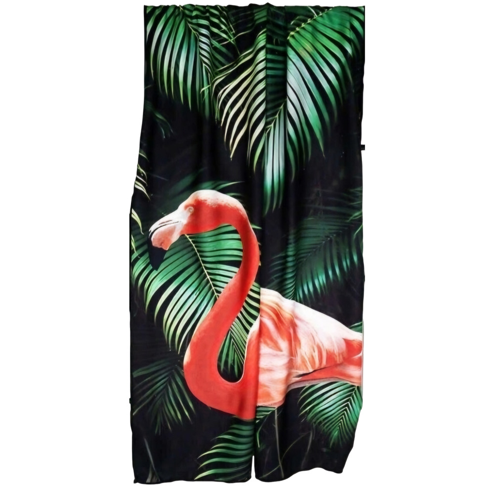 Flamingo Whitley Willows Microfiber Reversible Beach Towel 35"x70" Yoga Gym Pool - Picture 2 of 4